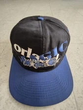Vintage Official Orlando Magic SnapBack Hat Cap Logo 7 Hard To Find