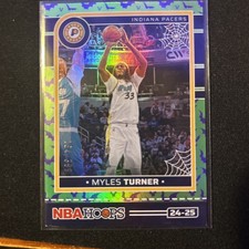 2024-25 Haunted Hoops Myles Turner # 5 Haunted Holo Purple Slimes Print 164/399