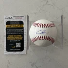 Carson Benge Autographed Signed Baseball ROMLB New York Mets MLB JSA Cert