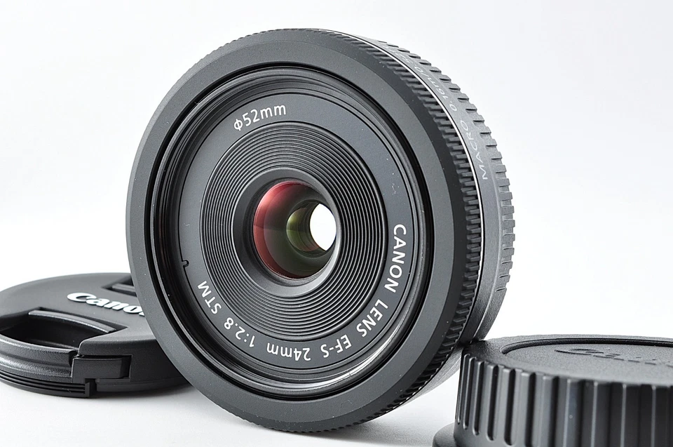 [Sin usar en caja] Lente Canon EF-S 24 mm F/2,8 STM panqueque de JAPÓN Foto 3 de 4