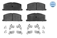 Neu - Meyle 0252087015 Bremsbelagsatz, Scheibenbremse FüR Toyota