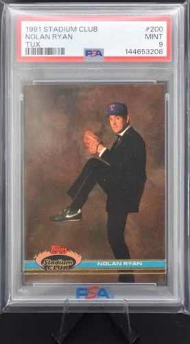 1991 Stadium Club NOLAN RYAN #200 TUX PSA 9 Mint
