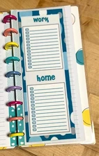 To Do List Work Home Notes Dashboard 4 use w Skinny Classic Happy Planner~