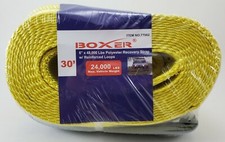 Boxer 6 X 30 48000 Lbs Polyester Recovery Strap W Reinforced Loops 77062