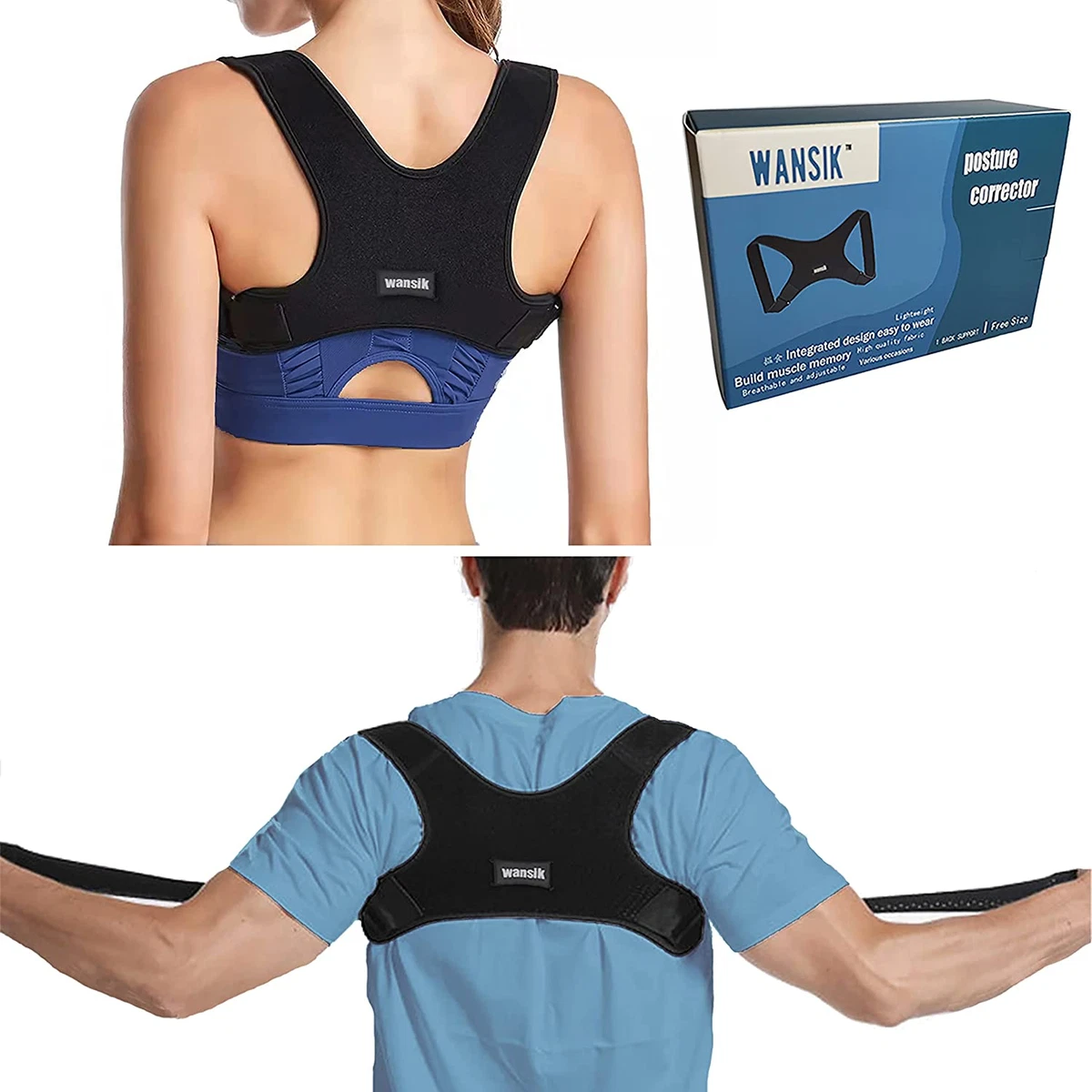 Plus size 2025 posture brace