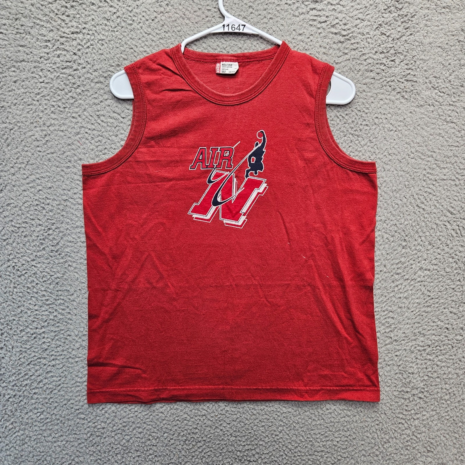 Vintage Levis Red Tab Tank Top Mens Size Medium Red Sleeveless