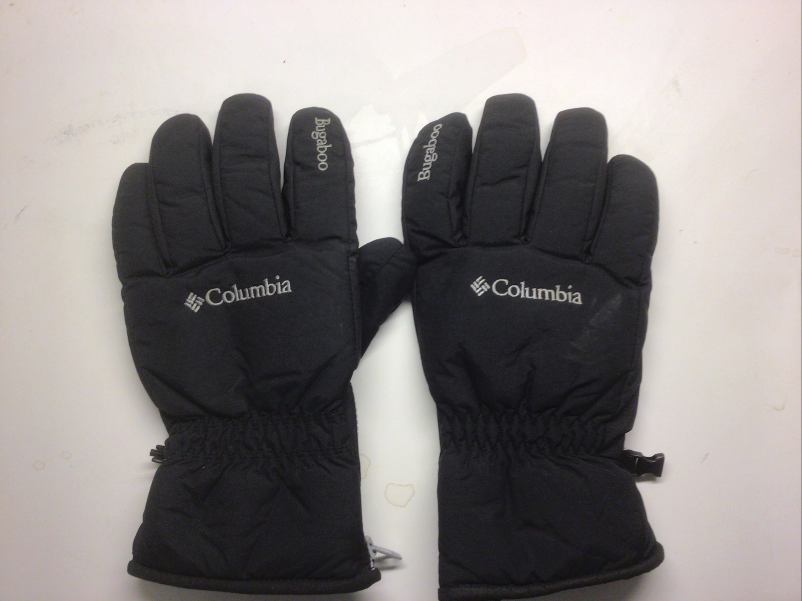 Columbia Gloves Men’s Bugaboo Size Large OmniTech, Zippered, Lined EUC