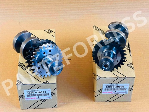 13601-28021 13602-28020 TOYOTA GENUINE BALANCE SHAFT SET NO.1 & NO.2 2AZ-FE 2.4L - Picture 13 of 20