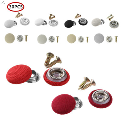 Produktbild von 30er Pack Auto Dachhimmel Reparaturknöpfe & Nieten Von FEESHOW – Stoff & Metall