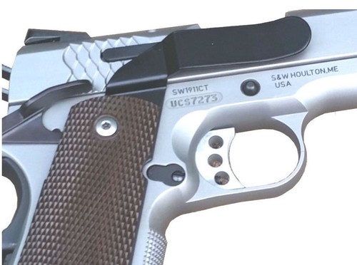 1911 COLT COMPACT CLIPDRAW fondina cintura pantaloni clip occultamento trasporto nero OM-B - Foto 2 di 6
