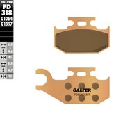 BremsbeläGe Galfer FD318G1397 Sinter-Metall Quads Hinten 9,5Mm FüR Yamaha YFM