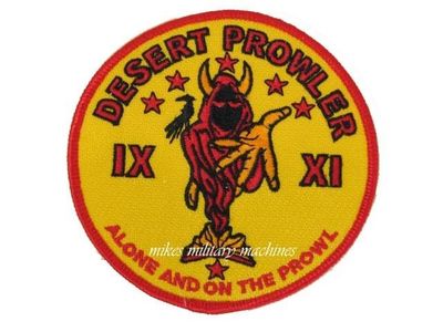 USAF Black Ops Skunk Works Alone And On the Prowl Desert Prowler Aviation Patch