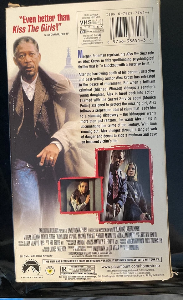 Along Came a Spider (VHS, 2002) - Image 2 of 2