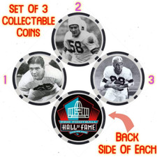 MAC SPEEDIE - PRO FOOTBALL HALL OF FAME - COLLECTABLE COIN SET