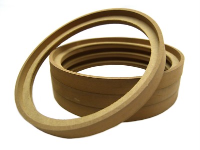 1 MDF Speaker Ring Spacer 10 In Bezel Wood 1 In Fiberglass Enclosure RING-10BZ