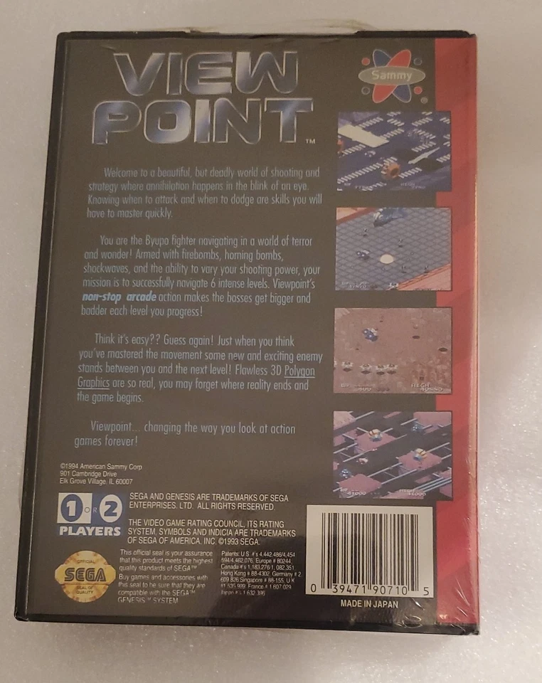 VIEWPOINT SEGA GENESIS VIDEO GAME New & Sealed. See Description & Photo's. - Image 2 of 4