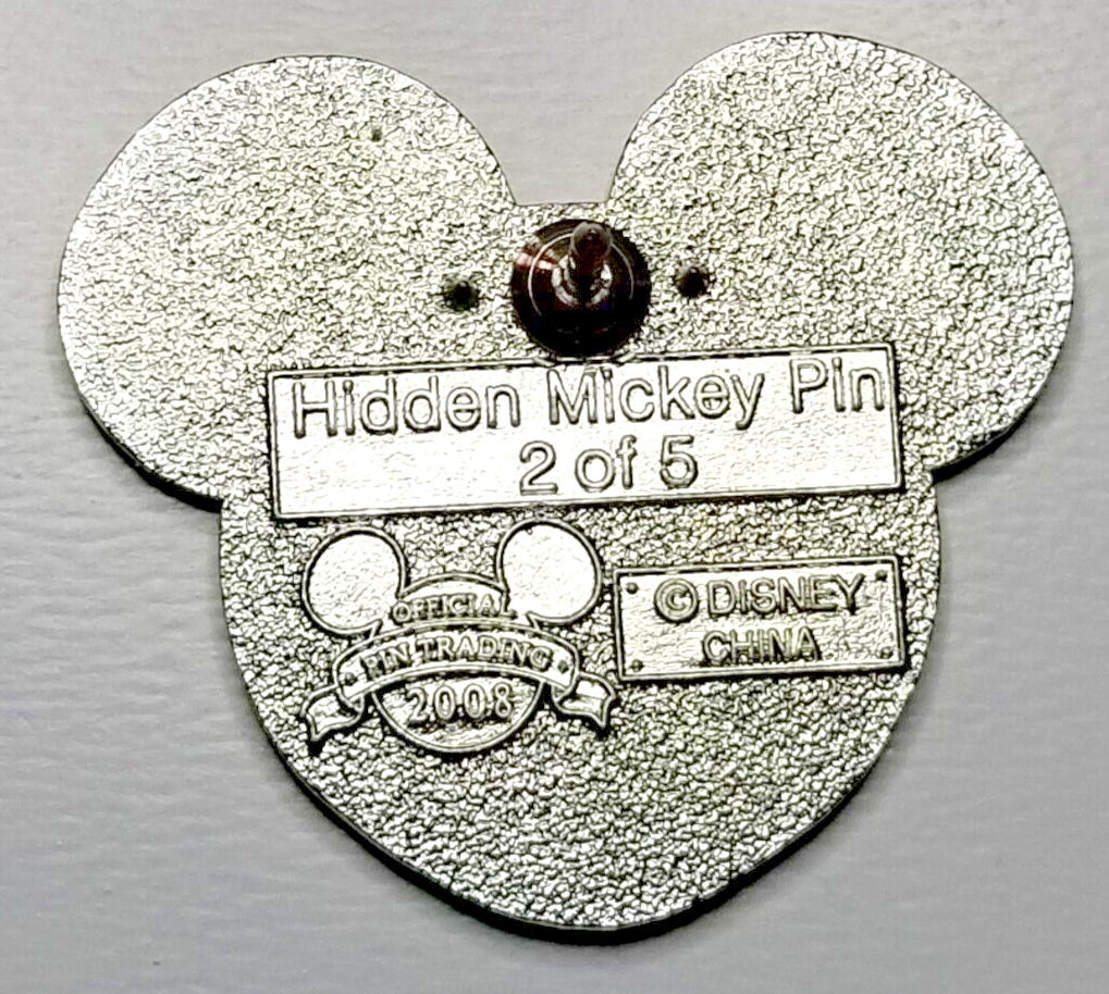WDW 2008 Hidden Mickey Series 3 Colorful Mickeys Orange