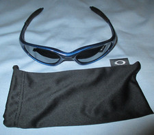 OAKLEY MINUTE 1.0 GEN 2 CODE BLUE FRAME W DARK IRIDIUM LENSES MINT 99 SUNGLASSES