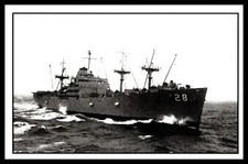 Postcard USS Hyades AF-28