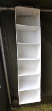 Hanging Wardrobe Storage / Organiser / Shelves STRONG 6 Shelf British Army Issue