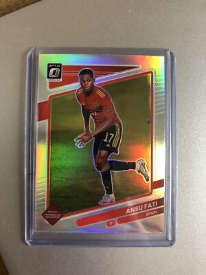 Ansu Fati - Spain - Panini Donruss Soccer 21-22 SILVER HOLO OPTIC PRIZM