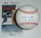 BREWERS Jim Gantner signed MLB baseball w/ 82 Brewers JSA COA AUTO Autographed