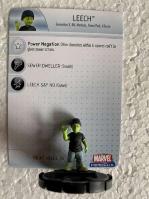 Marvel HeroClix ''Giant Size X-Men'' #026 Leech Legacy Card Figur 