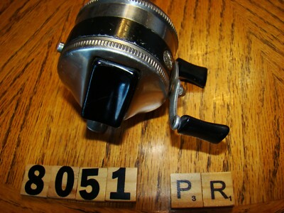Vintage Zebco Model 33 Reel Made in U.S.A., 2 Rivet Metal Foot