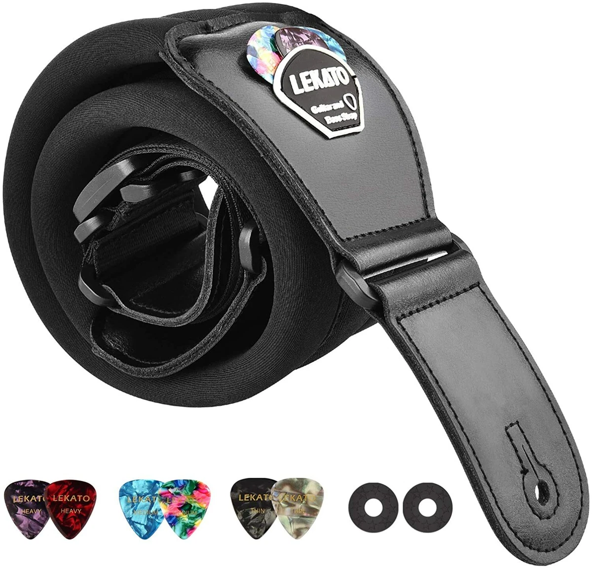 Short guitar strap deals