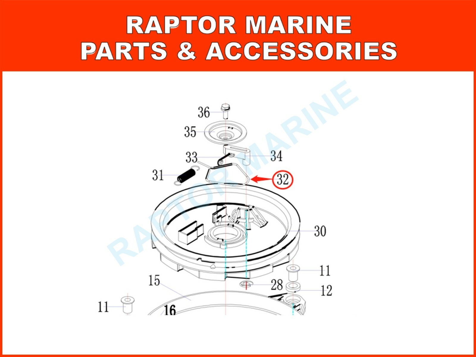 Drive pawl spring for YAMAHA outboard PN 66T-15705-00 | eBay