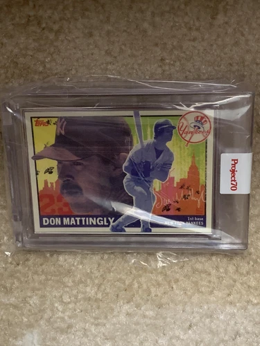 TOPPS PROJECT 70 SILVER ARTIST PROOF 326 DON MATTINGLY NEW YORK NICO YANKS 19/51