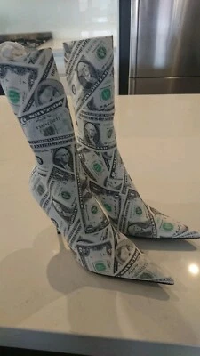 balenciaga dollar boots