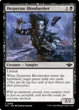 DESPERATE BLOODSEEKER x4 mtg NM-M Outlaws of Thunder Junction 4 Common
