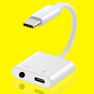 Superior Quality Grade A 2in1 C 3.5mm Adapter Smart DAC Chip fits Huawei P20