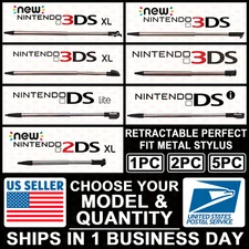 Metal Retractable Stylus For Nintendo NEW/3DS/2DS/DSi/XL/DS/Lite/LL Touch Pen