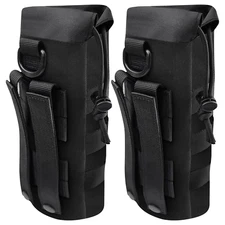 1000D Tactical Molle Water Bottle Pouch Bag for Camping Hiking Set of 2