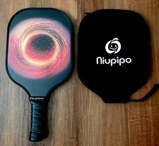 Niupipo Pickleball Paddle USAPA Approved MX-33 Fiberglass Face Orange W/Cover