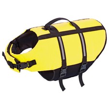 Nobby Hunde Schwimmweste neongelb, reflektierend, verstellbar, 30&deg;C waschbar
