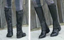 Chapsletten Reitletten Chaps -Wave- aus Rindsleder HKM  Sonderposten Neu