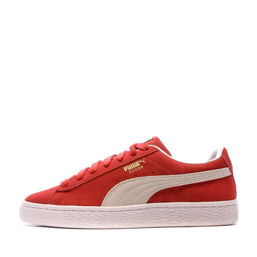 Puma suede top mono rouge femme