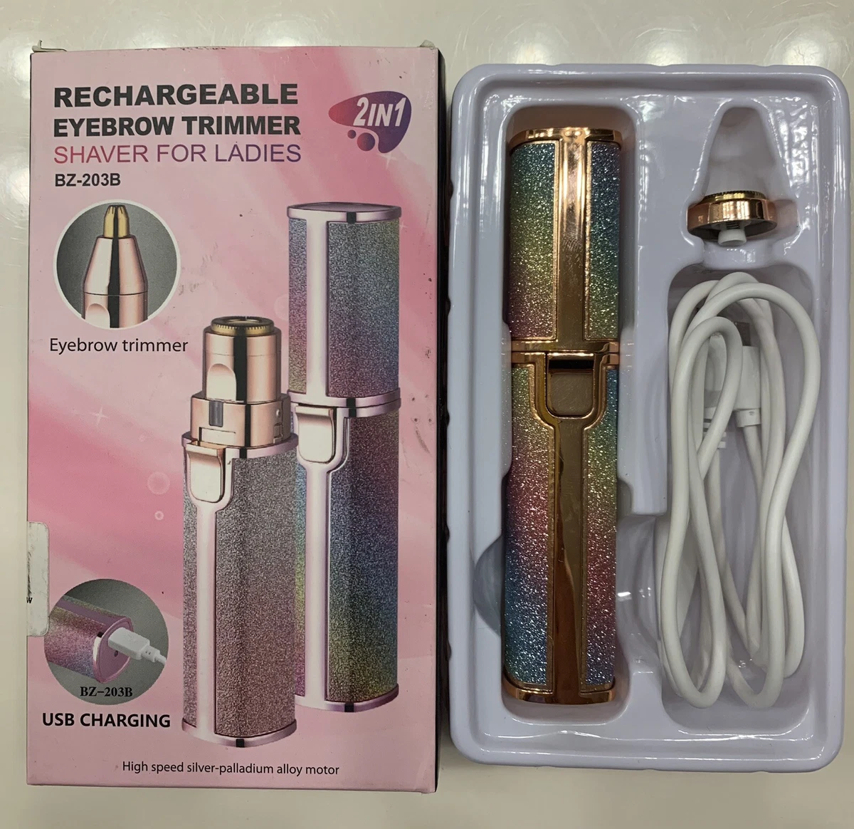 Rechargeable 2024 eyebrow trimmer