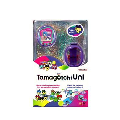 Tamagotchi Uni Purple Electronic Game Interactive Virtual Pet for