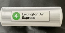 Munipals NYC Subway 4 Train Lexington Av Express Wooden Railway MTA Toy Car