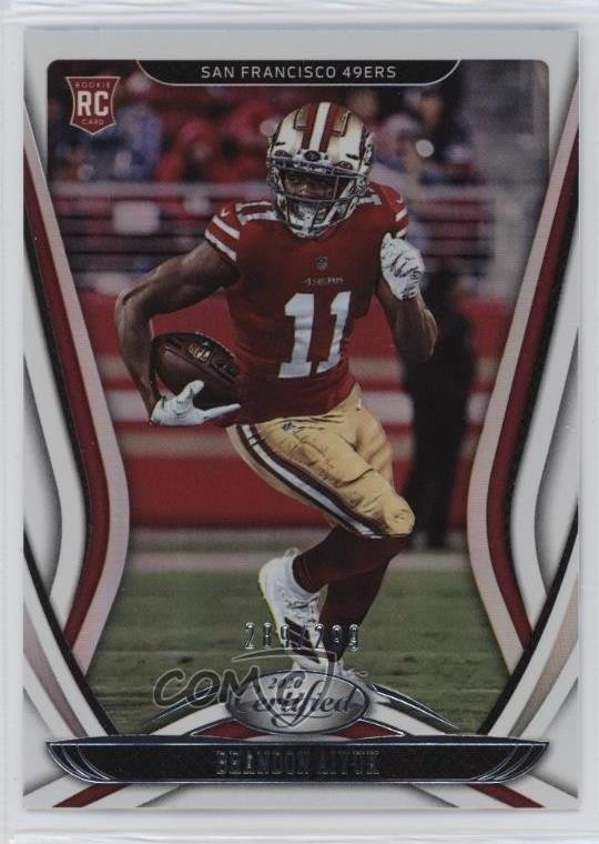2020 Certified Rookies Mirror 289/299 Brandon Aiyuk #117 Rookie RC 4f5