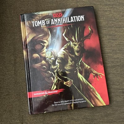 D&D Tomb of Annihilation Dungeons & Dragons Hardback 2017  NO MAP
