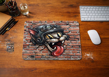 Custom Printed Mouse Pad Non-Slip Rubber Base Waterproof Fabric Gaming