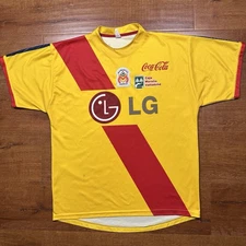 Monarcas Morelia Soccer Jersey Mens XL Yellow Futbol Football Michoacan Rare