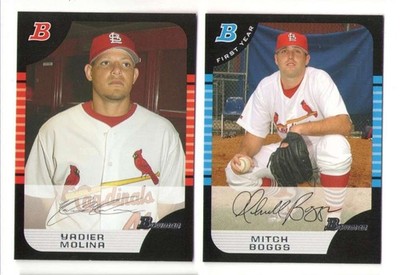 2005 Bowman Draft Picks & Prospects - ST LOUIS CARDINALS Team Set