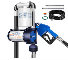 12V Fuel Transfer Pump Kit 18 GPM - Explosion-Proof Gas Diesel Transfer Pump w
