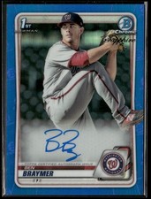 2020 Bowman Chrome Sapphire Edition Ben Braymer Autograph #BSPA-BB